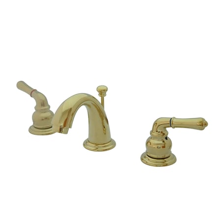 Kingston Brass KB912 Magellan Widespread Bathroom Faucet, Polished Brass KB912